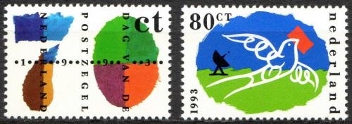 Poštové známky Holandsko 1993 Den známek Mi# 1490-91