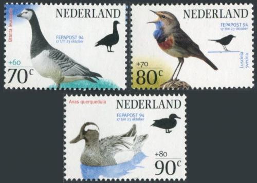 Poštové známky Holandsko 1994 Vtáci Mi# 1501-03