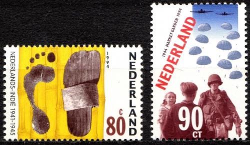 Poštové známky Holandsko 1994 Války Mi# 1520-21
