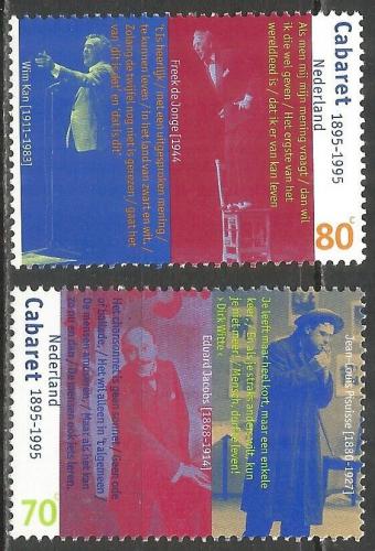 Poštové známky Holandsko 1995 Kabaret, 100. výroèie Mi# 1556-57
