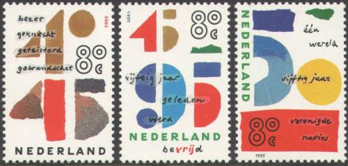 Poštové známky Holandsko 1995 Výroèí Mi# 1543-45
