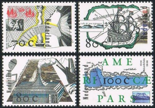Poštové známky Holandsko 1996 Objevitelské cesty Mi# 1592-95