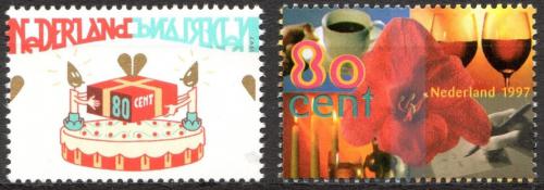 Poštové známky Holandsko 1997 Pozdravy Mi# 1616-17