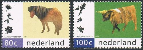 Poštové známky Holandsko 1997 Užitková zvíøata Mi# 1608-09