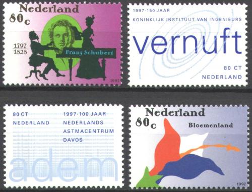 Poštové známky Holandsko 1997 Výroèí Mi# 1625-28