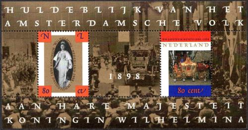 Poštové známky Holandsko 1998 Krá¾ovská výroèie Mi# Block 56
