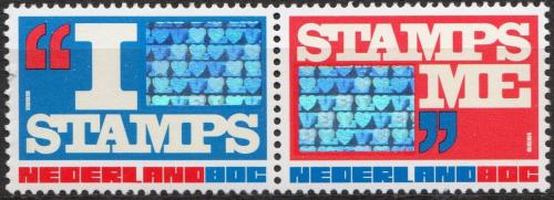 Poštové známky Holandsko 1999 Láska ke známkám Mi# 1718-19