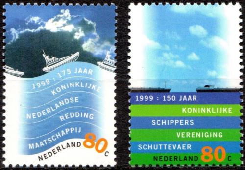 Poštové známky Holandsko 1999 Vodní zemì Mi# 1716-17