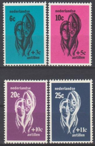 Potov znmky Holandsk Antily 1967 Sociln a kulturn pe Mi# 179-82 - zvi obrzok