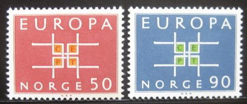 Poštové známky Nórsko 1963 Európa CEPT Mi# 498-99