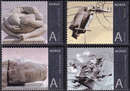 Potov znmky Nrsko 2009 Sochy Mi# 1700-03 Kat 7.50
