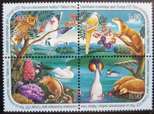 Poštové známky OSN Ženeva 1991 Fauna Mi# 194-97 Kat 9.50€