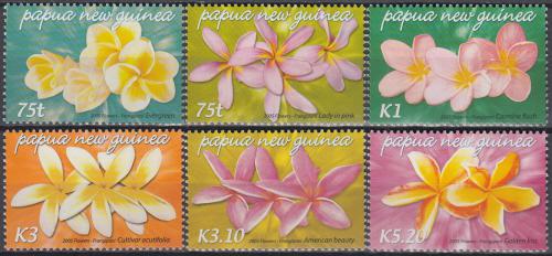 Potov znmky Papua Nov Guinea 2005 Kvety Mi# 1123-28 - zvi obrzok