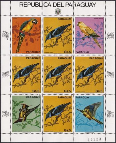 Potov znmky Paraguaj 1983 Vtci 1A Mi# 3674 Bogen Kat 30