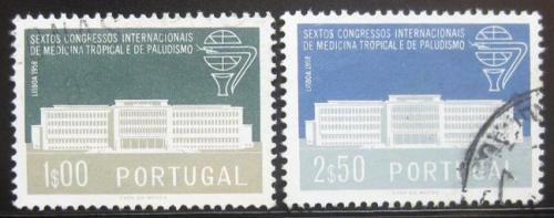 Poštové známky Portugalsko 1958 Institut medicíny Mi# 868-69