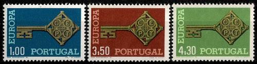 Poštové známky Portugalsko 1968 Európa CEPT Mi# 1051-53 Kat 25€