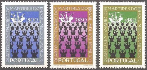 Poštové známky Portugalsko 1971 Ignác z Loyoly Mi# 1149-51 Kat 5€