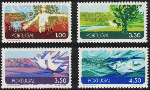 Poštové známky Portugalsko 1971 Ochrana pøírody Mi# 1152-55 Kat 5.50€