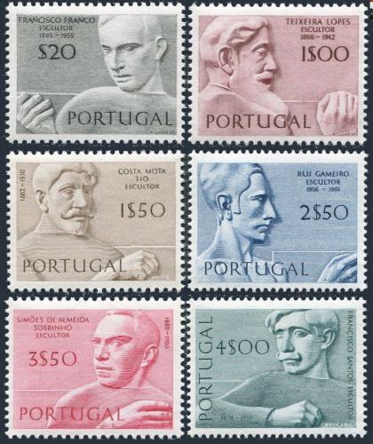 Poštové známky Portugalsko 1971 Sochaøi Mi# 1130-35 Kat 8€