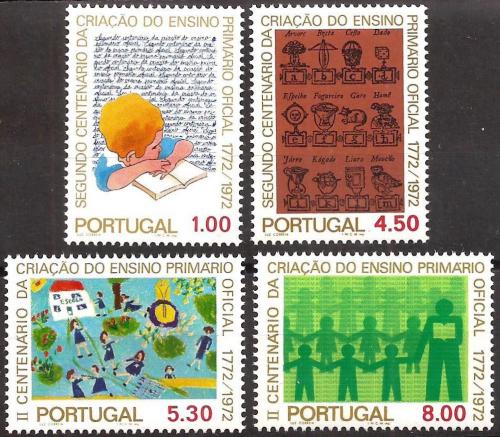 Poštové známky Portugalsko 1973 Státní školy, 200. výroèie Mi# 1216-19 Kat 8€