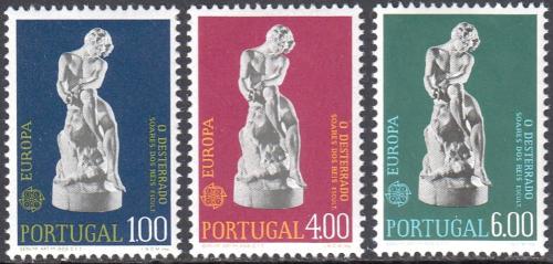 Poštové známky Portugalsko 1974 Európa CEPT, sochy Mi# 1231-33 Kat 35€