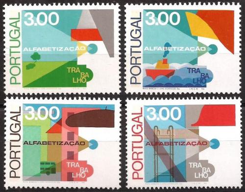 Poštové známky Portugalsko 1976 Boj proti negramotnosti Mi# 1322-25