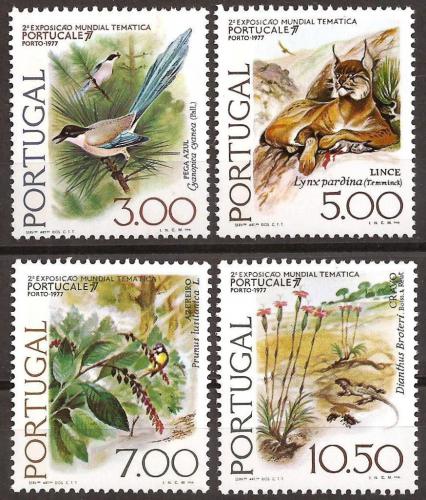 Poštové známky Portugalsko 1976 Fauna a flóra Mi# 1326-29 Kat 10€