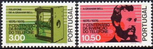 Potov znmky Portugalsko 1976 Telefon, 100. vroie Mi# 1307-08 Kat 4.80