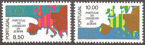 Potov znmky Portugalsko 1977 Evropsk rada Mi# 1348-49