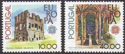 Poštové známky Portugalsko 1978 Európa CEPT, stavby Mi# 1403-04 Kat 9.50€