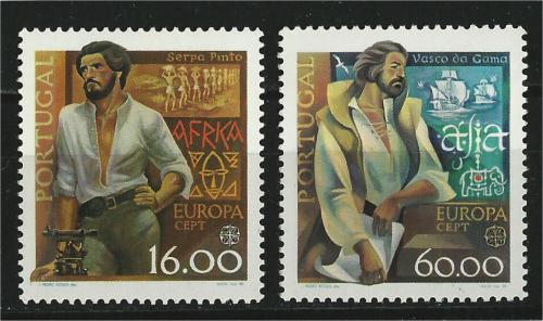 Poštové známky Portugalsko 1980 Európa CEPT Mi# 1488-89