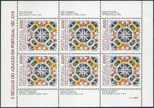 Poštové známky Portugalsko 1982 Ozdobná kachle, azulej Mi# 1557 Bogen