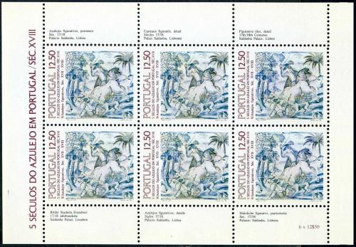 Poštové známky Portugalsko 1983 Ozdobná kachle, azulej Mi# 1592 Bogen Kat 6.50€