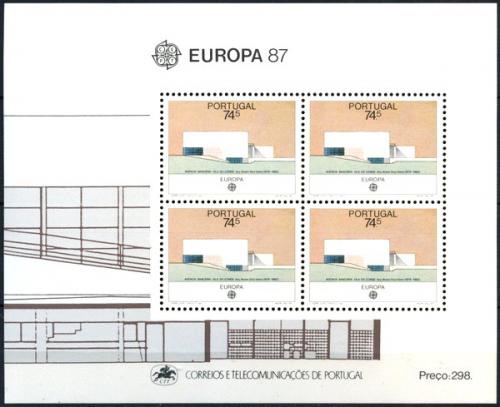 Poštové známky Portugalsko 1987 Európa CEPT Mi# Block 54 Kat 12€