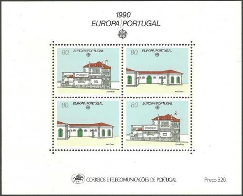 Poštové známky Portugalsko 1990 Európa CEPT, architektura Mi# Block 71 Kat 15€