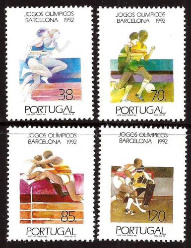 Poštové známky Portugalsko 1992 LOH Barcelona Mi# 1936-39