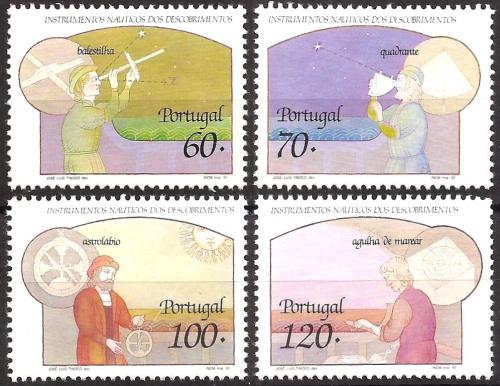 Poštové známky Portugalsko 1992 Navigace Mi# 1920-23