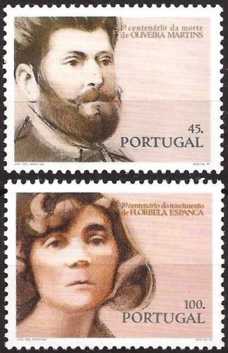 Poštové známky Portugalsko 1994 Osobnosti Mi# 2002-03