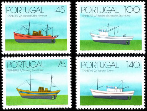 Poštové známky Portugalsko 1994 Rybáøské lode Mi# 2037-40 Kat 5€