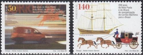 Poštové známky Portugalsko 1998 Poštovní služby Mi# 2315-16 