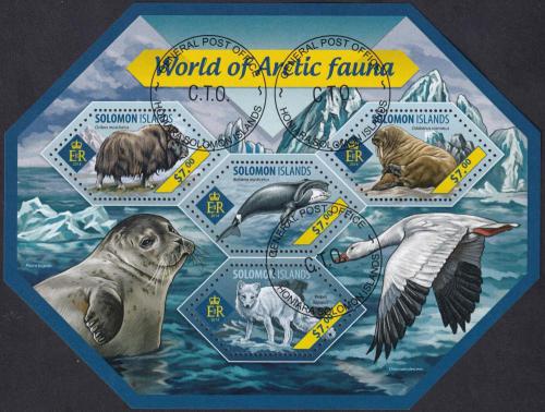 Potov znmky alamnove ostrovy 2014 Arktick fauna 2A Mi# 2647-50 Kat 9.50