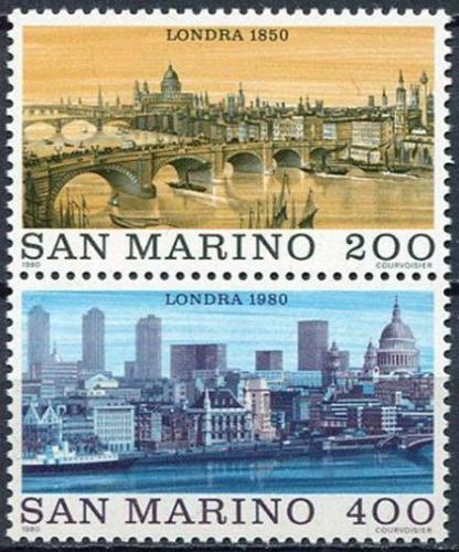 Poštové známky San Marino 1980 Londýn Mi# 1210-11