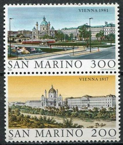 Poštové známky San Marino 1981 Viedeò Mi# 1227-28
