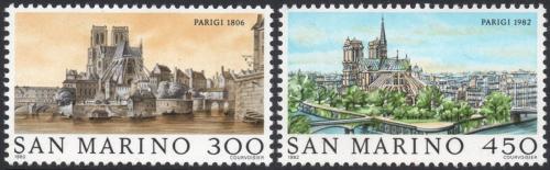 Poštové známky San Marino 1982 Notre-Dame Mi# 1261-62