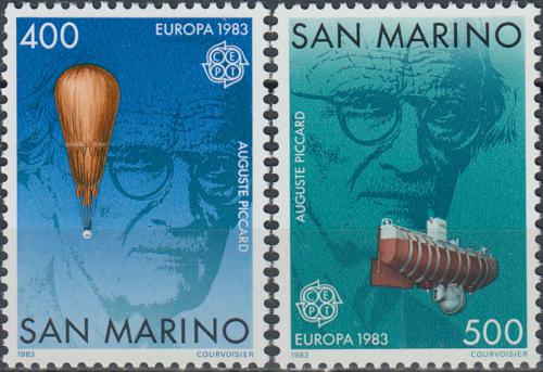 Poštové známky San Marino 1983 Európa CEPT, velká díla civilizace Mi# 1278-79 Kat 5€