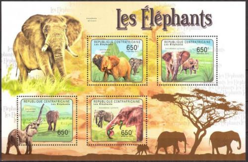 Poštové známky SAR 2011 Slony Mi# Mi# 3049-52 Kat 10€