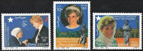 Potov znmky Somlsko 1998 Princezna Diana TOP SET Mi# 670-72 Kat 17 - zvi obrzok