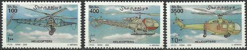 Potov znmky Somlsko 2000 Helikoptry TOP SET Mi# 811-13 Kat 16