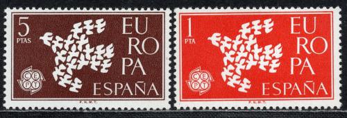 Poštové známky Španielsko 1961 Európa CEPT Mi# 1266-67