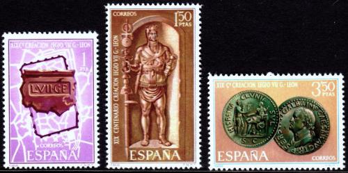 Poštové známky Španielsko 1968 Založení Leónu Mi# 1760-62